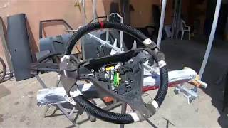 Porsche 911 turbo carbon fiber steering wheel.              Ламинация руля карбоном порше 911