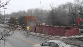 Time Lapse Crushed Building