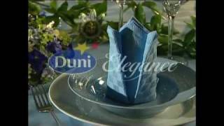 Napkin folding from Duni - Crown