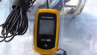 Посылка из Китая - эхолот FISH FINDER небольшой обзор и испытания