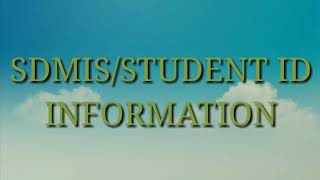 How To Know Student Id Information? SDMIS, UDISE 2018-19 IN HIND