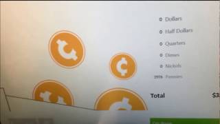 25,000 PENNIES THRU A COINSTAR MACHINE!!??