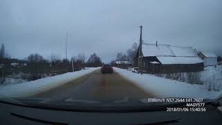 дорога Кинешма - Вичуга - Приволжск - Кострома - Ярославль, январь 2018
