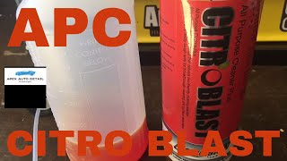 This is One STRANGE APC!!!! Yet effective!! Nanoskin CitroBlast All Purpose Cleaner...PLUS!!
