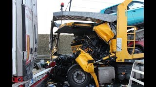 [13.02.2018] - 1 Toter - Schrecklicher Verkehrsunfall auf der A3 bei Würzburg