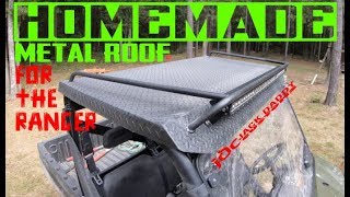 How to make a homemade DIY metal roof for your Polaris Ranger or any UTV