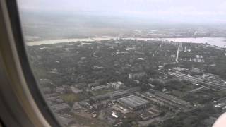 Landing in ULAA 16.08.2013 FLIGHT R2 9790 HER-ARH