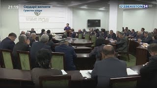 Олий Мажлис Сенати раисининг Сирдарёда аҳоли муаммоларини ўрганиши