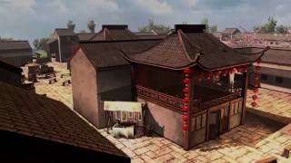 iClone - Chinese Riverside Town