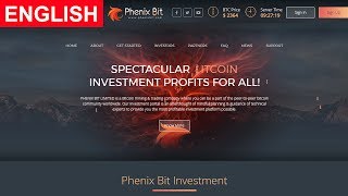 PhenixBit Review New Bitcoin Investment Site Payment Proof Paying or Scam New HYIP Site 2017
