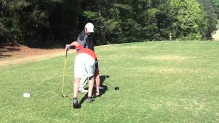 Drunk golfer