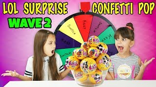 MYSTERY WHEEL OF LOL SURPRISE CONFETTI POP SWITCH UP CHALLENGE