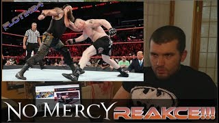 Brock Lesnar vs Brun Strowman WWE Universal Title NO MERCY 2017 REACTION/REAKCE