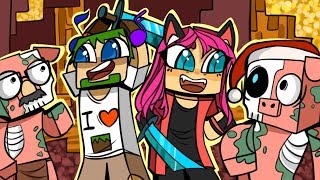 ч.19 ТРОЛОЛО!! ТУСОВКА У ЖИТЕЛЕЙ АДА?? - Minecraft Страшные приключения