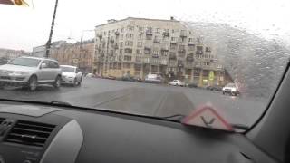 Проезд сложного перекрестка.