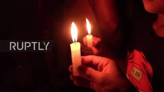 Mexico: Migrants hold candlelight vigil in Pijijiapan for Day of the Dead