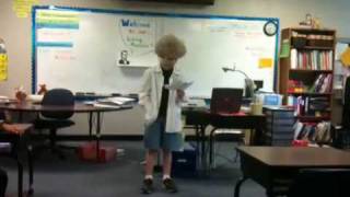 Lyle as "Albert Einstein"