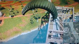 PUBG glitch Stuck floating on top of bridge