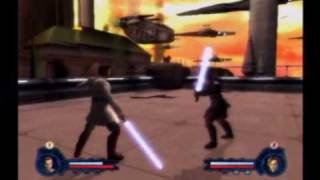 Star Wars Episode III Revenge of the Sith -- Obi-wan versus Anakin Player Duel