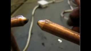 Тест новых электродов контактной сварки АКС-3Тм
