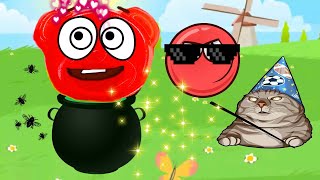 САМЫЙ СИЛЬНЫЙ ЗЛОДЕЙ! ЖЕЛЕЙНЫЙ МЕДВЕДЬ ВАЛЕРКА в мире КРАСНОГО ШАРИКА Red Ball 4 игровой мультик