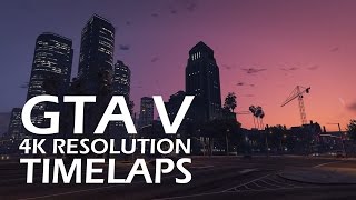 GTA 5 4K Gameplay PC  Погода и пейзажи в ГТА 5 на ПК в разрешении 4К  GTA V timelaps gta 5 pc