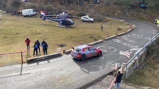 88eme RALLYE MONTE-CARLO POWER STAGE La Cabanette - Col De Braus « Virage Falabrac »