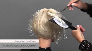 Painting Blonde Balayage