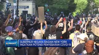 Gubernur New York Ingatkan Potensi Penyebaran Covid-19 di Tengah Aksi Protes Rasialisme