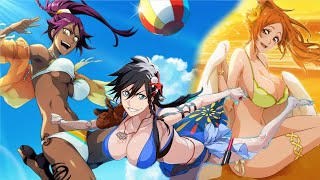 SWIMSUIT YORUICHI, ORIHIME, KUKAKU GAMEPLAY AND STATS & SKILLS BREAKDOWN - BLEACH BRAVE SOULS