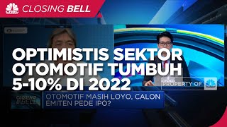 Industri Komponen Optimistis Sektor Otomotif Tumbuh 5-10% di 2022