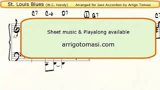 St. Louis Blues - Jazz Accordion Sheet Music