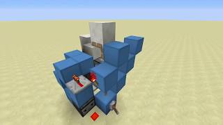 Minecraft 1.14  1-Wide Hidden Staircase | Simple Easy Compact