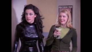 Lindsay Sloane Black Latex Catsuit