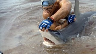 Watch This Man Wrestle a Shark to Shore with His Bare Hands
