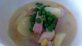 CHICKEN, CORN & BACON CHOWDER