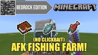 AFK Fishing Farm | Minecraft Bedrock Edition [Work All Version]
