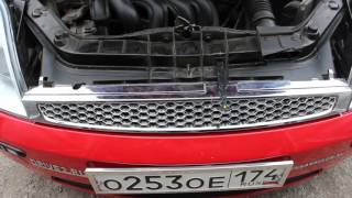 Регулировка закрытия капота Ford Fiesta