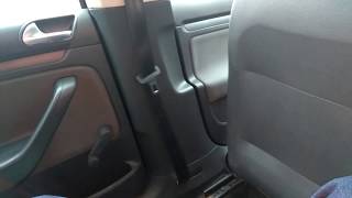 Golf 5 Ремень безопасности, разбор обшивки