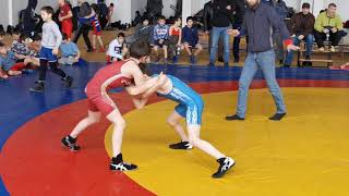 Wrestler Ilyas Dakaev. Republic of Nokhchiche, Chechen-Aul, Northen Caucasus. 04.01.2020