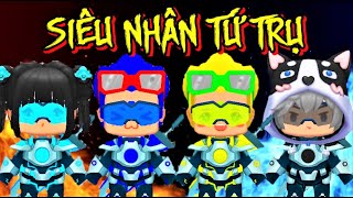 (SERI MỚI) SIÊU NHÂN TỨ TRỤ | NHÓM SIÊU ANH HÙNG HERO TEAM MINI WORLD