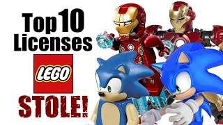 Top 10 Licenses LEGO Stole!