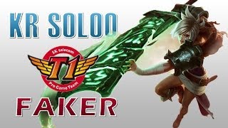 SKT T1 Faker - Riven vs Kassadin - KR SoloQ
