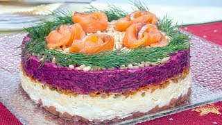 САЛАТ НА ПРАЗДНИЧНЫЙ СТОЛ «ШУБА ПО-КОРОЛЕВСКИ»