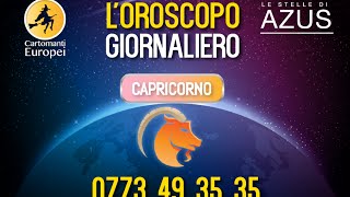 CAPRICORNO - OROSCOPO DEL 7 GIUGNO DI AZUS