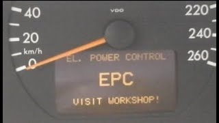 Mercedes W210 CDI EPC warning light when kick down / Kick down Voyant EPC