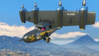SUPER AVIÓN PROPULSADO!!! - GTA V ONLINE - Smuggler's Run DLC