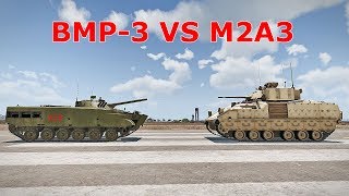 ARMA 3: Thiết giáp BMP-3 vs M2A3 Bradley.