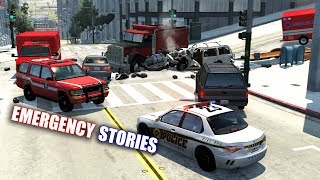 Emergency Stories 20 - Bank Robbery - BeamNG.Drive [Short Stories]