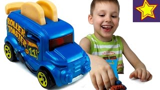 Hot Wheels машинки Веселые машинки для детей Тостер, Подводная лодка, Джип